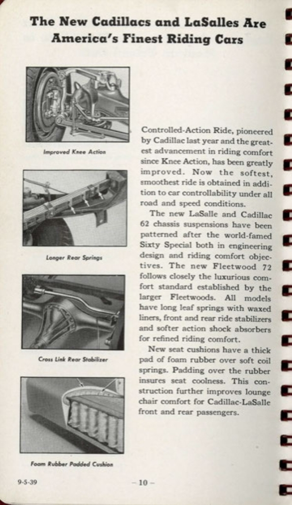 1940 Cadillac LaSalle Data Book Page 108